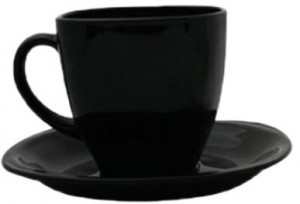 Сервіз Luminarc для чаю carine black /6x220 мл.
